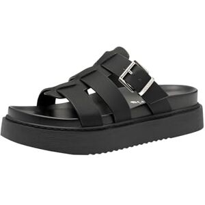 Tamaris Sandalias planas veganas para mujer, Negro, 40 EU Tamaris Sandalias planas veganas para mujer, Negro, 40 EU
