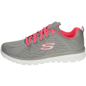 Skechers Graceful Get Connected Regular, Zapatillas Mujer, Gray Mesh Coral Trim, 39 EU Skechers Graceful Get Connected Regular, Zapatillas Mujer, Gray Mesh Coral Trim, 39 EU