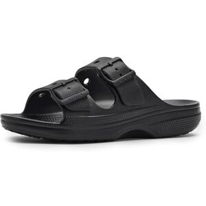 Crocs Sandalias Saturday para mujer, color negro, talla 3 para mujer Crocs Sandalias Saturday para mujer, color negro, talla 3 para mujer