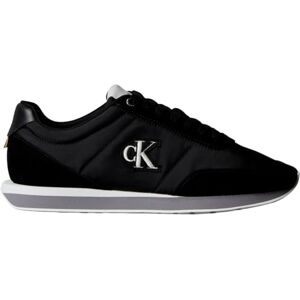 Calvin Retro Runner ESS Mix Mat Ym0ym01361Low Top para Hombre, Negro Negro Stormfront Vaporous White, 42 2/3 EU Calvin Retro Runner ESS Mix Mat Ym0ym01361Low Top para Hombre, Negro Negro Stormfront Vaporous White, 42 2/3 EU