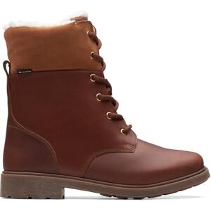 Clarks Astrolfurgtxo, Bota a la Altura de la Pantorrilla, Piel marrón, 35 EU Clarks Astrolfurgtxo, Bota a la Altura de la Pantorrilla, Piel marrón, 35 EU