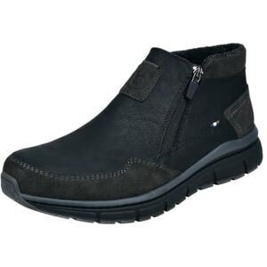 bugatti 331-aos62, Mocasín Penny Hombre, Negro Gris Oscuro, 43 EU bugatti 331-aos62, Mocasín Penny Hombre, Negro Gris Oscuro, 43 EU