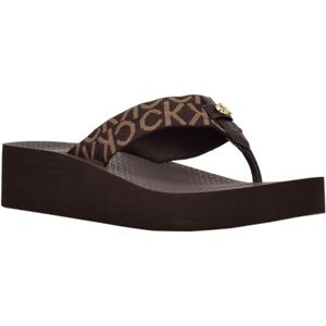 Calvin Meena, Chanclas Mujer, Brown, 37 EU Calvin Meena, Chanclas Mujer, Brown, 37 EU