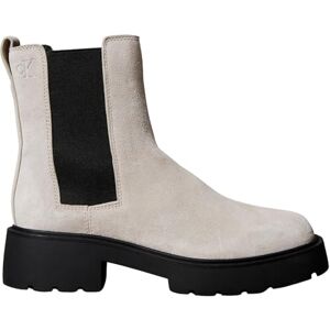 Calvin Botines Chelsea Mujer Chunky de piel, Rojo (Fudge), 38 Calvin Botines Chelsea Mujer Chunky de piel, Rojo (Fudge), 38