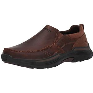 Skechers EXPENDED SEVENO, Mocasines para Hombre, Dark Brown Leather, 42.5 EU Skechers EXPENDED SEVENO, Mocasines para Hombre, Dark Brown Leather, 42.5 EU
