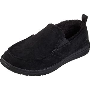 Skechers Melson Willmore Pantuflas para Hombre, Microfibra Negra, 39.5 EU Skechers Melson Willmore Pantuflas para Hombre, Microfibra Negra, 39.5 EU