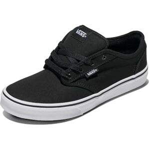 Vans Atwood Canvas Sneaker, Zapatillas, Unisex niños, Negro (Canvas Black/White 187), 34 EU Vans Atwood Canvas Sneaker, Zapatillas, Unisex niños, Negro (Canvas Black/White 187), 34 EU