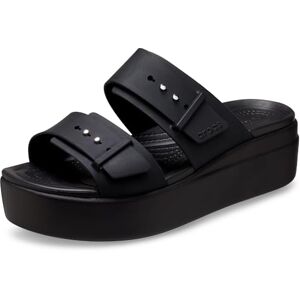 Crocs Mujer Brooklyn Buckle Low Wedge Sandalia, Black, 39/40 EU Crocs Mujer Brooklyn Buckle Low Wedge Sandalia, Black, 39/40 EU