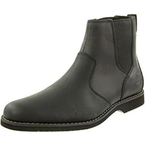 Timberland Woodhull Chelsea Basic Botas de Moda para Hombre, Negro (Black Full Grain), 43 EU Timberland Woodhull Chelsea Basic Botas de Moda para Hombre, Negro (Black Full Grain), 43 EU