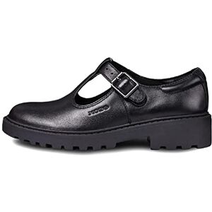 Geox J Casey Girl E, Bailarinas Niñas, Negro (Buckle Black), 37 EU Geox J Casey Girl E, Bailarinas Niñas, Negro (Buckle Black), 37 EU
