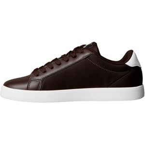 Calvin Sneaker con Suela Cupsole Mujer Low Top, Rojo (Bordeaux/Bright White), 36 Calvin Sneaker con Suela Cupsole Mujer Low Top, Rojo (Bordeaux/Bright White), 36