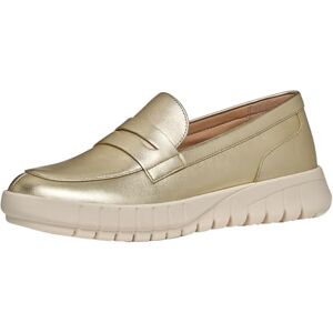 Geox Mujer D FLEXTRIDE B Mocasin, LT Gold, 40 EU Geox Mujer D FLEXTRIDE B Mocasin, LT Gold, 40 EU