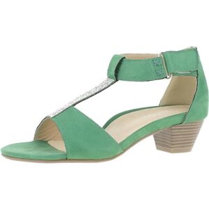 Andrea Conti Sandalias de tacón para mujer, verde, 37 EU Andrea Conti Sandalias de tacón para mujer, verde, 37 EU