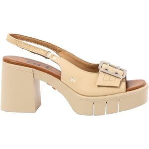 ART Eivissa, Sandalia con talón Mujer, Champagne, 36 EU ART Eivissa, Sandalia con talón Mujer, Champagne, 36 EU