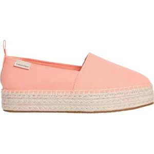 Calvin Alpargatas Mujer con Plataforma, Rosa (Powder Orange), 39 Calvin Alpargatas Mujer con Plataforma, Rosa (Powder Orange), 39