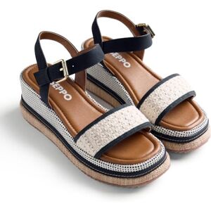 GIOSEPPO ISOKO, Correa en T Mujer, Negro, 35 EU GIOSEPPO ISOKO, Correa en T Mujer, Negro, 35 EU