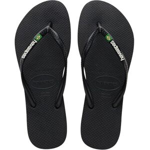 Havaianas Slim Brasil Logo FlipFlop Mujer Black 33 EU Havaianas Slim Brasil Logo FlipFlop Mujer Black 33 EU