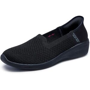 Skechers Arya-Sweet Voice Mocasines Planos sin Cordones para Mujer, Negro -, 39.5 EU Skechers Arya-Sweet Voice Mocasines Planos sin Cordones para Mujer, Negro -, 39.5 EU