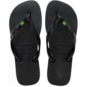 Havaianas Brasil FlipFlop Unisex adulto Black 33 EU Havaianas Brasil FlipFlop Unisex adulto Black 33 EU