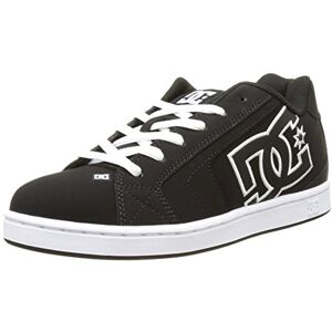 DC Shoes DC Net M Zapatillas de deporte de cuero nobuck para hombre, Negro (Black/Black/White), 42.5 EU DC Shoes DC Net M Zapatillas de deporte de cuero nobuck para hombre, Negro (Black/Black/White), 42.5 EU