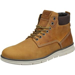 JACK & JONES Botines Jfwtubar Cuero Honey para hombre, ocre, 42 EU JACK & JONES Botines Jfwtubar Cuero Honey para hombre, ocre, 42 EU
