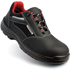 Heckel Zapatos de Seguridad Focus 2.0 S3 Low para Mujer/Hombre, Ligeros, Flexibles y antimagnéticos, Negro Rojo, 41 EU Heckel Zapatos de Seguridad Focus 2.0 S3 Low para Mujer/Hombre, Ligeros, Flexibles y antimagnéticos, Negro Rojo, 41 EU