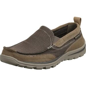 Skechers Superior Milford, Mocasín Hombre, Light Brown, 41 EU Ancho Skechers Superior Milford, Mocasín Hombre, Light Brown, 41 EU Ancho