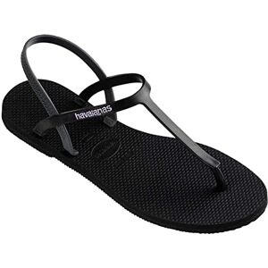 Havaianas You Paraty, Sandalias Planas Mujer, Black, 33 Havaianas You Paraty, Sandalias Planas Mujer, Black, 33