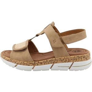 Romika , Sandalias con cuña Mujer, Arena, 42 EU Romika , Sandalias con cuña Mujer, Arena, 42 EU