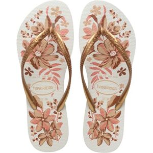 Havaianas Slim Organic FlipFlop Mujer White/Golden 35 EU Havaianas Slim Organic FlipFlop Mujer White/Golden 35 EU