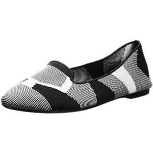 Skechers Cleo Sherlock Mocasines de Punto diseñados para niña, Negro y Blanco, 39.5 EU Skechers Cleo Sherlock Mocasines de Punto diseñados para niña, Negro y Blanco, 39.5 EU