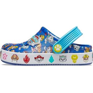 Crocs Unisex Niño Paw Patrol Off Court CLG T Zueco, Blue, 19/20 EU Crocs Unisex Niño Paw Patrol Off Court CLG T Zueco, Blue, 19/20 EU