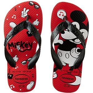 Havaianas Top Disney (Mini Me) FlipFlop Unisex niños Ruby Red/Black 29 EU Havaianas Top Disney (Mini Me) FlipFlop Unisex niños Ruby Red/Black 29 EU