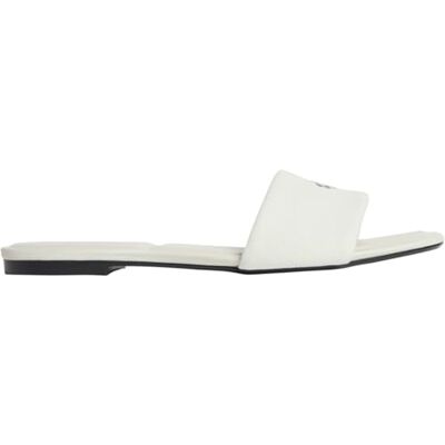 Calvin Sandalias planas cuadradas de lona Sndl Hw para mujer, color azul (Misty Blue), talla 6 Calvin Sandalias planas cuadradas de lona Sndl Hw para mujer, color azul (Misty Blue), talla 6