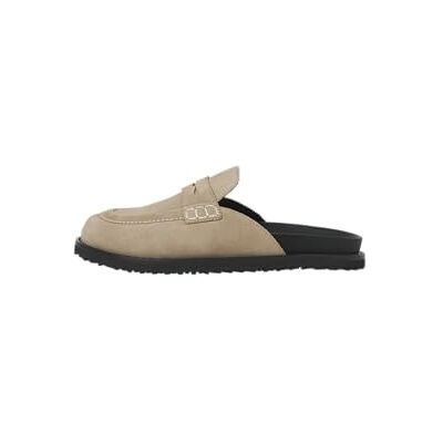 JACK & JONES , Jfwtamworth Suede Slider Hombre, Plaza Taupe, 43 EU JACK & JONES , Jfwtamworth Suede Slider Hombre, Plaza Taupe, 43 EU