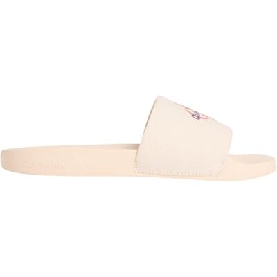 Calvin Ess Slide Cv Sandalias para mujer, color beige (calico/rosa melocotón), talla 2.5 Calvin Ess Slide Cv Sandalias para mujer, color beige (calico/rosa melocotón), talla 2.5