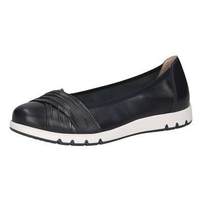 CAPRICE Bailarinas para Mujer, diseño de napa, 42 EU Ancho, Napa Ocean, 42 EU Ancho CAPRICE Bailarinas para Mujer, diseño de napa, 42 EU Ancho, Napa Ocean, 42 EU Ancho