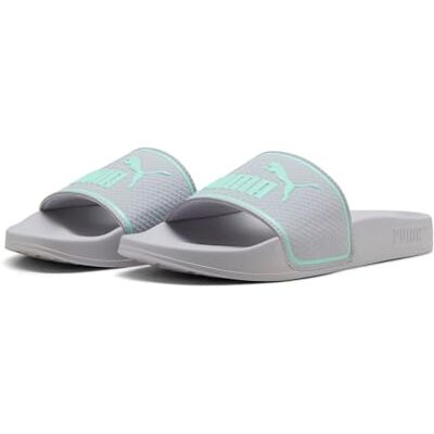 PUMA Leadcat 2.0 JR Slide Sandal, plata vibrante, gelatina menta, 6 UK, Vibrante gelatina plateada y menta, 39 EU PUMA Leadcat 2.0 JR Slide Sandal, plata vibrante, gelatina menta, 6 UK, Vibrante gelatina plateada y menta, 39 EU