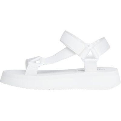 Calvin Jeans Mujer Sandalias de verano, Blanco (Bright White), 38 Calvin Jeans Mujer Sandalias de verano, Blanco (Bright White), 38
