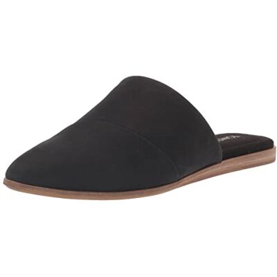 TOMS Sandalias marca modelo Women_Flat_Black Leather TOMS Sandalias marca modelo Women_Flat_Black Leather