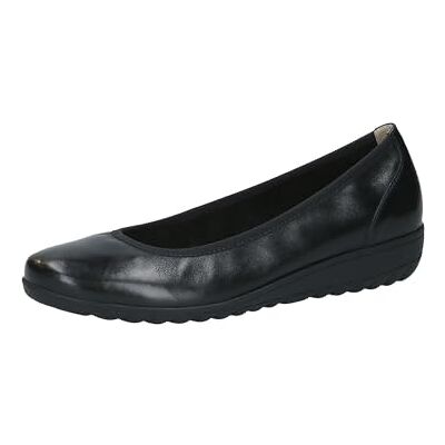 CAPRICE Damen 9-22161-42 Zapatos Planos Tipo Ballet para Mujer, Negro Negro Nappa, 38 EU CAPRICE Damen 9-22161-42 Zapatos Planos Tipo Ballet para Mujer, Negro Negro Nappa, 38 EU