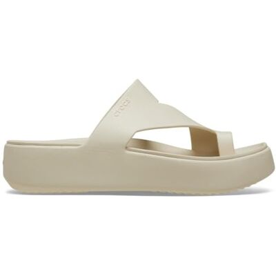 Crocs Mujer Getaway Platform Toe Loop Sandalia, Sandstone, 42/43 EU Crocs Mujer Getaway Platform Toe Loop Sandalia, Sandstone, 42/43 EU