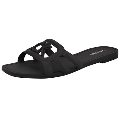 Calvin Yoana, Sandalias Planas Mujer, Negro 001, 37.5 EU Calvin Yoana, Sandalias Planas Mujer, Negro 001, 37.5 EU
