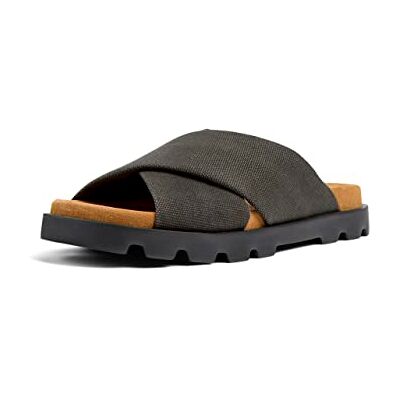 Camper Brutus-k201322, Sandalias Planas, Mujer, Gris, 39 EU Camper Brutus-k201322, Sandalias Planas, Mujer, Gris, 39 EU