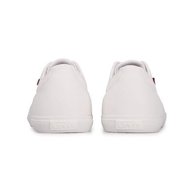 Levi's Woods, Zapatillas Hombre, Blanco (Brilliant White), 43 EU Levi's Woods, Zapatillas Hombre, Blanco (Brilliant White), 43 EU