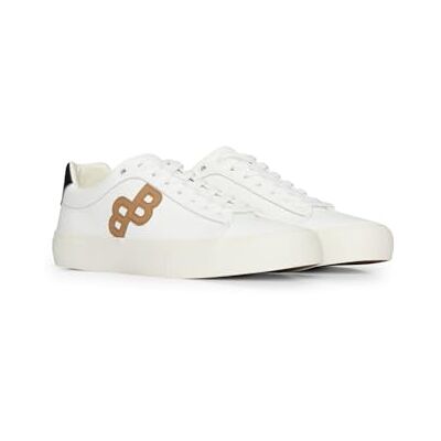 Boss Aiden_tenn_flbb, Sneaker para Hombre, Open White Beige, 39 EU Boss Aiden_tenn_flbb, Sneaker para Hombre, Open White Beige, 39 EU