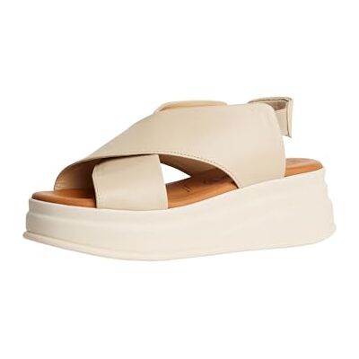 Tamaris Sandalias para mujer cuña beige, EU 40 Tamaris Sandalias para mujer cuña beige, EU 40