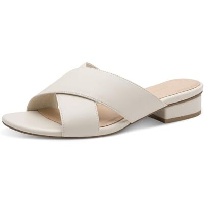 MARCO TOZZI Pantolette , Mulas Mujer, Crema, 40 EU MARCO TOZZI Pantolette , Mulas Mujer, Crema, 40 EU