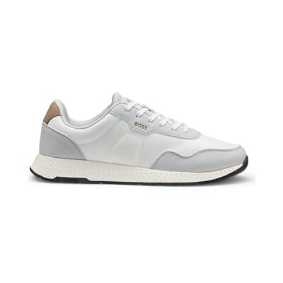 Boss Zapatillas de Hombre Titanium Runn LOWTOP con Textura Superior tamaño, Color Blanco Abierto., 39 EU Boss Zapatillas de Hombre Titanium Runn LOWTOP con Textura Superior tamaño, Color Blanco Abierto., 39 EU