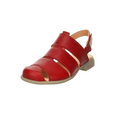 Think! Sandalia de Piel para Mujer Kamaa, Rosso 5000, Talla 42 EU Think! Sandalia de Piel para Mujer Kamaa, Rosso 5000, Talla 42 EU